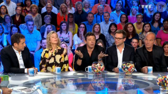 Patrick Bruel parlant des doublures "cul" au cinéma, samedi 10 octobre 2015 dans Les enfants de la télé sur TF1.