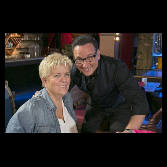 Mimie Mathy et Jean-Marc Généreux, sur le tournage de Joséphine Ange Gardien pour TF1. Diffusion le lundi 12 octobre à 20h55.