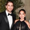 Olivia Munn et Aaron Rodgers des Green Bay Packers avec Gilles Mendel au bal du Costume Institute au Met de New York en mai 2015
