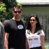 Olivia Munn et Aaron Rodgers des Green Bay Packers en amoureux dans les rues de Los Angeles en juin 2014