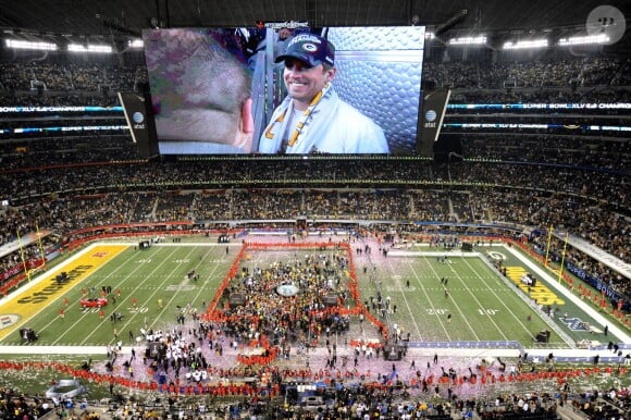 Image du Super Bowl XLV, en février 2011, remporté par les Green Bay Packers