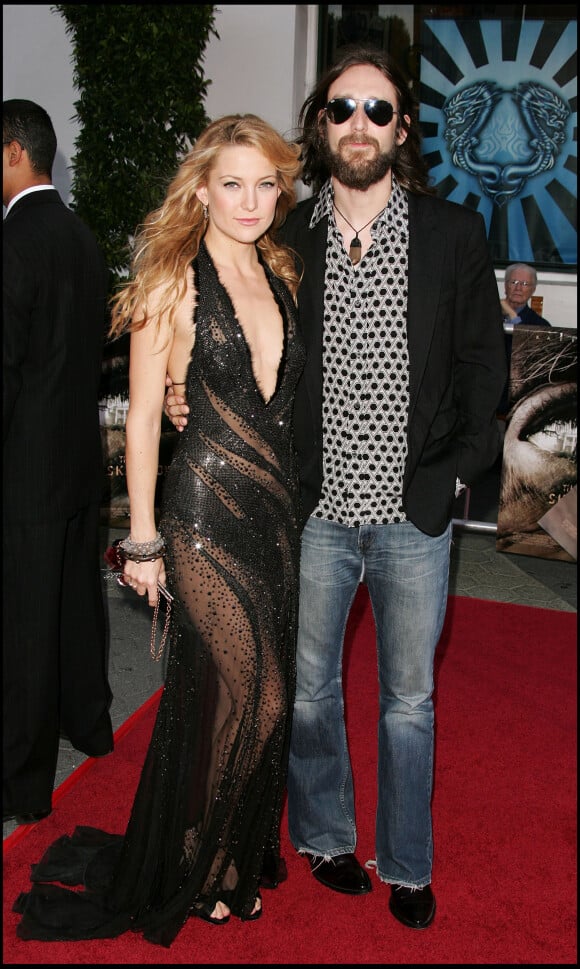 Kate Hudson et son ex-mari Chris Robinson à la première du film The Skeleton Key, à Los Angeles, le 8 février 2005