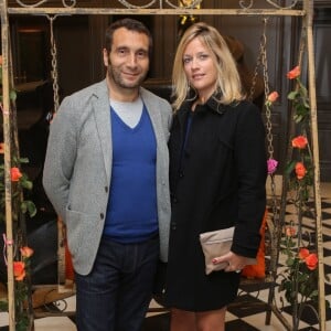 Zinedine Soualem et sa compagne Caroline Faindt - Soirée de remise des prix de la 12ème édition du TROFEMINA (prix décerné à des femmes d'exception) au pavillon Royal à Paris, le 14 octobre 2015.