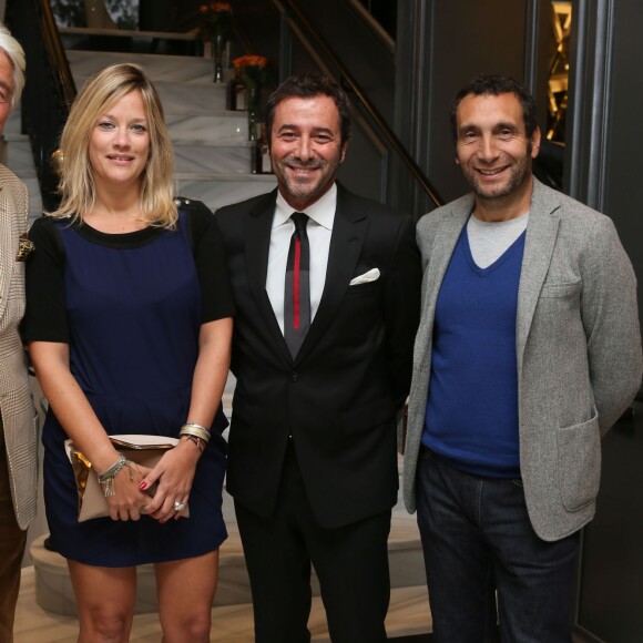Pierre Cornette de Saint-Cyr, Caroline Faindt, Bernard Montiel, Zinedine Soualem - Soirée de remise des prix de la 12ème édition du TROFEMINA (prix décerné à des femmes d'exception) au pavillon Royal à Paris, le 14 octobre 2015.