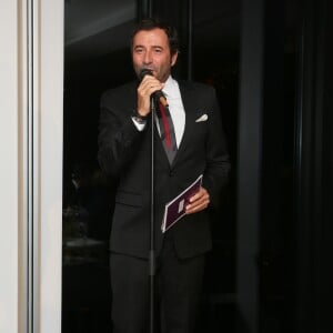 Bernard Montiel - Soirée de remise des prix de la 12ème édition du TROFEMINA (prix décerné à des femmes d'exception) au pavillon Royal à Paris, le 14 octobre 2015.