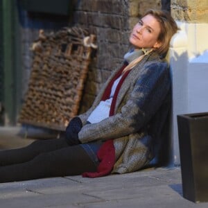 Renée Zellweger tourne Bridget Jones 3, à Londres, le 13 octobre 2015.