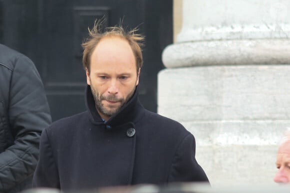 Exclusif - Obsèques de Jean-Jacques Grimblat au crématorium du Père-Lachaise à Paris le 15 octobre 2015.