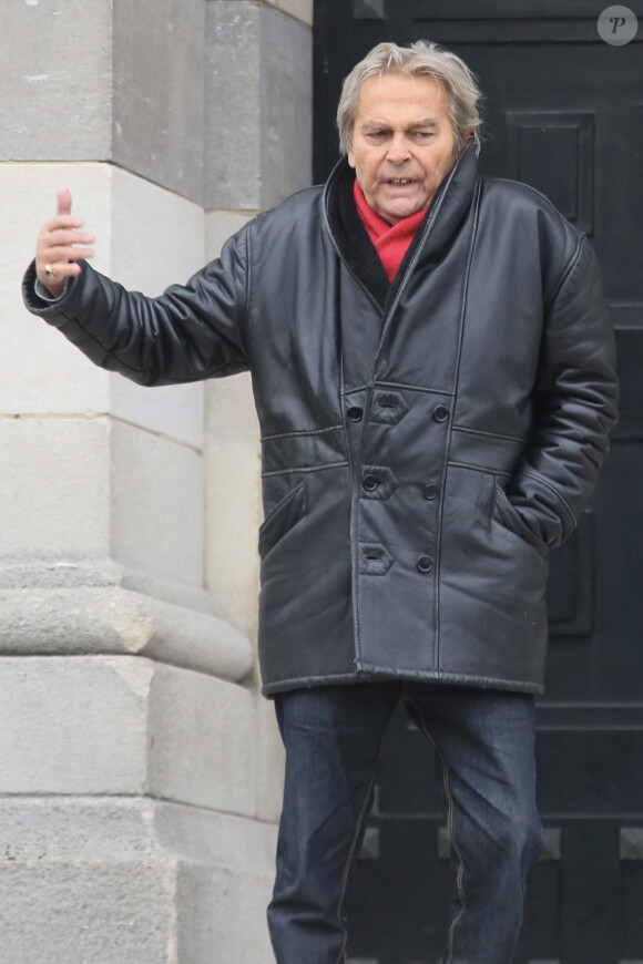 Exclusif - Obsèques de Jean-Jacques Grimblat au crématorium du Père-Lachaise à Paris le 15 octobre 2015.