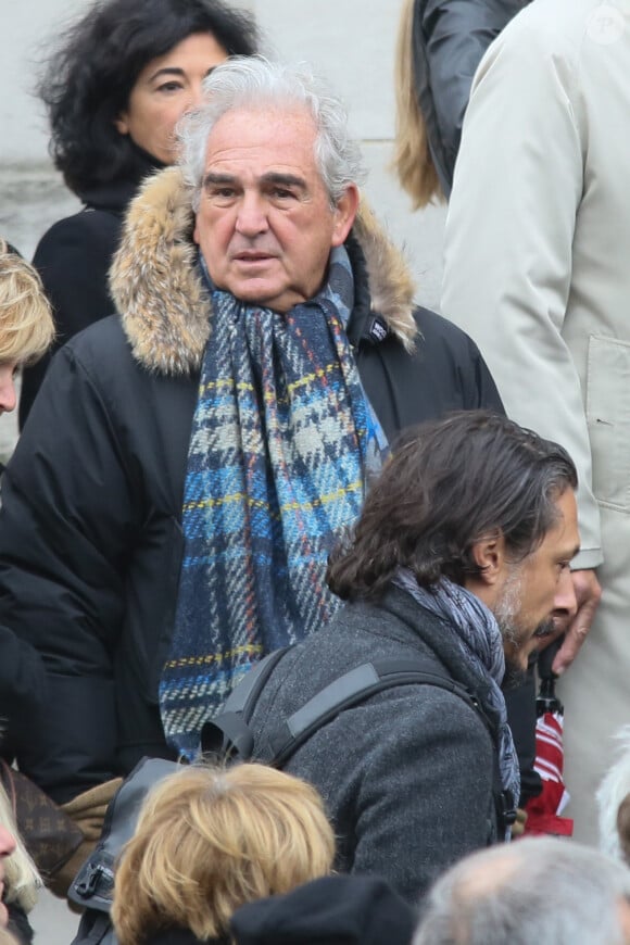 Exclusif - Obsèques de Jean-Jacques Grimblat au crématorium du Père-Lachaise à Paris le 15 octobre 2015.