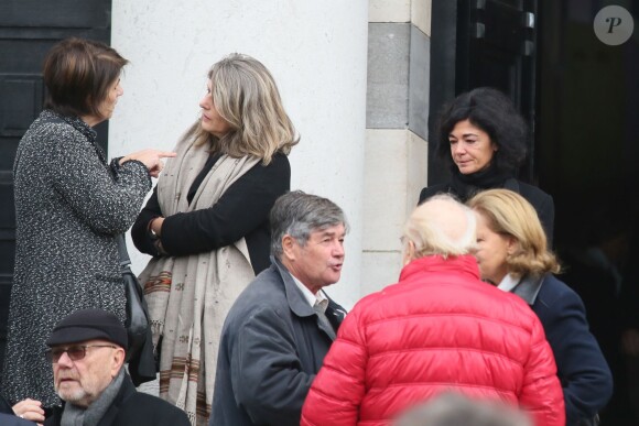 Exclusif - Obsèques de Jean-Jacques Grimblat au crématorium du Père-Lachaise à Paris le 15 octobre 2015.