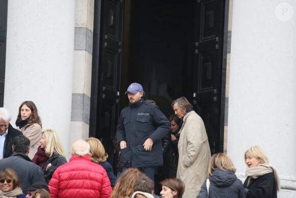 Exclusif - Obsèques de Jean-Jacques Grimblat au crématorium du Père-Lachaise à Paris le 15 octobre 2015.