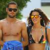 Mario Suarez et sa fiancée Malena Costa à Miami le 30 mai 2014