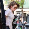 Exclusif - Kristen Stewart dans les rues de New York, le 8 octobre 2015.