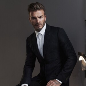 David Beckham pose pour la nouvelle campagne de H&M le 22 septembre 2015.