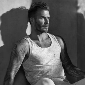 David Beckham pose pour la nouvelle campagne de H&M le 22 septembre 2015.