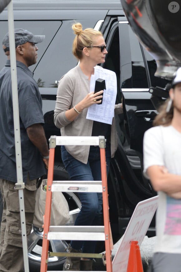 Exclusif - Julia Roberts sur le tournage du film "Mother's Day" à Atlanta, le 1er octobre 2015.