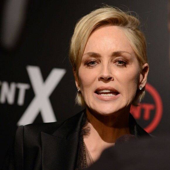 Sharon Stone à la première de 'Agent X' à West Hollywood, le 20 octobre 2015