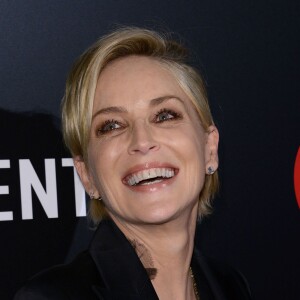 Sharon Stone à la première de 'Agent X' à West Hollywood, le 20 octobre 2015