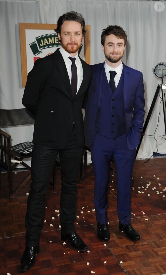 James McAvoy, Daniel Radcliffe - Soirée des "Jameson Empire Film Awards 2015" à Londres, le 29 mars 2015.