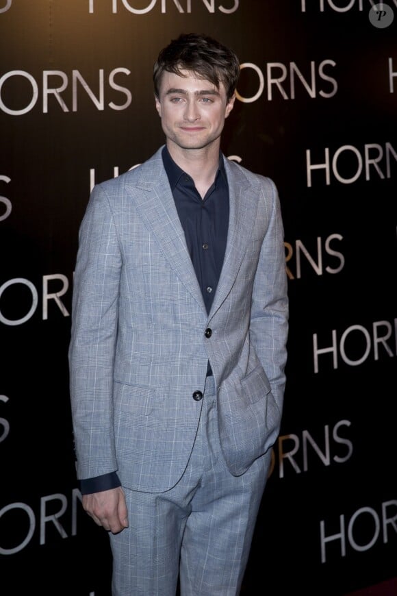 Daniel Radcliffe - Avant première du film "Horns" au Gaumont Marignan à Paris le 16 septembre 2014.