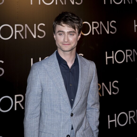 Daniel Radcliffe - Avant première du film "Horns" au Gaumont Marignan à Paris le 16 septembre 2014.