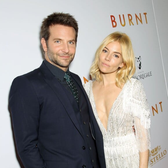 Bradley Cooper, Sienna Miller à la première du film Burnt (À vif) à New York le 20 octobre 2015.