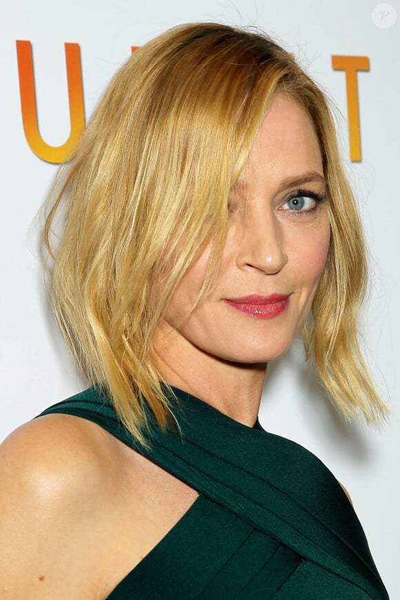 Uma Thurman à la première du film Burnt (À vif) à New York le 20 octobre 2015.