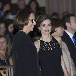 La reine Letizia d'Espagne assistait le 22 octobre 2015, au Théâtre Jovellanos à Gijon, à un hommage rendu à Francis Ford Coppola en présence du cinéaste, lauréat du Prix Princesse des Asturies des Arts 2015.