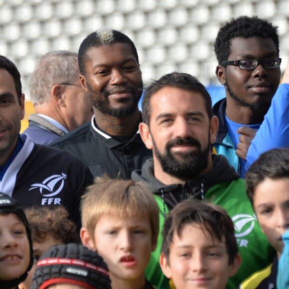 Djibril Cissé lors des Journées Nationales de l'arbitrage au stade Jean Bouin le 21 octobre 2015 à Paris