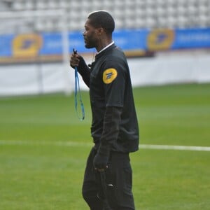 Djibril Cissé lors des Journées Nationales de l'arbitrage au stade Jean Bouin le 21 octobre 2015 à Paris