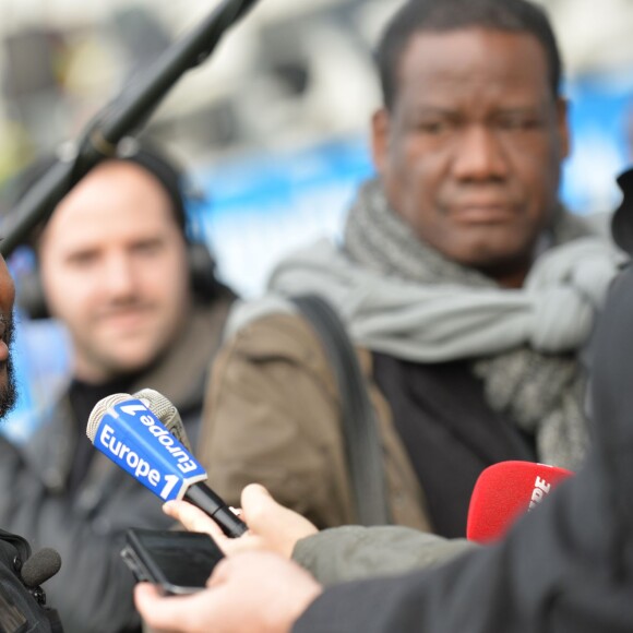 Djibril Cissé lors des Journées Nationales de l'arbitrage au stade Jean Bouin le 21 octobre 2015 à Paris