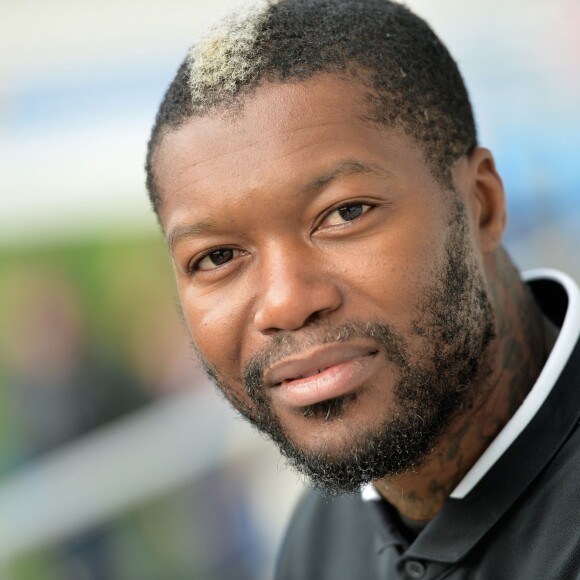 Djibril Cissé lors des Journées Nationales de l'arbitrage au stade Jean Bouin le 21 octobre 2015 à Paris