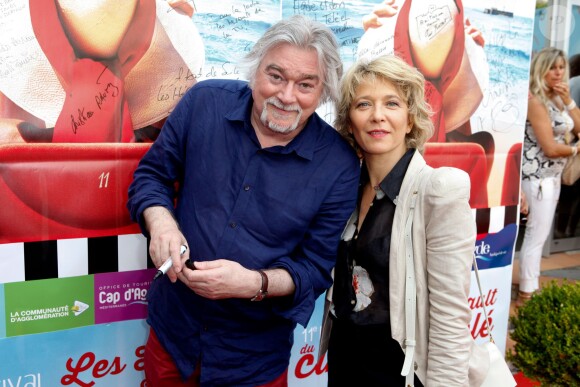 Christian Rauth et Micky Sébastian - Avant-première du film "Fiston" lors du 11e festival "Les Hérault du cinéma et de la télé 2014" au Cap d'Agde, le 28 juin 2014.