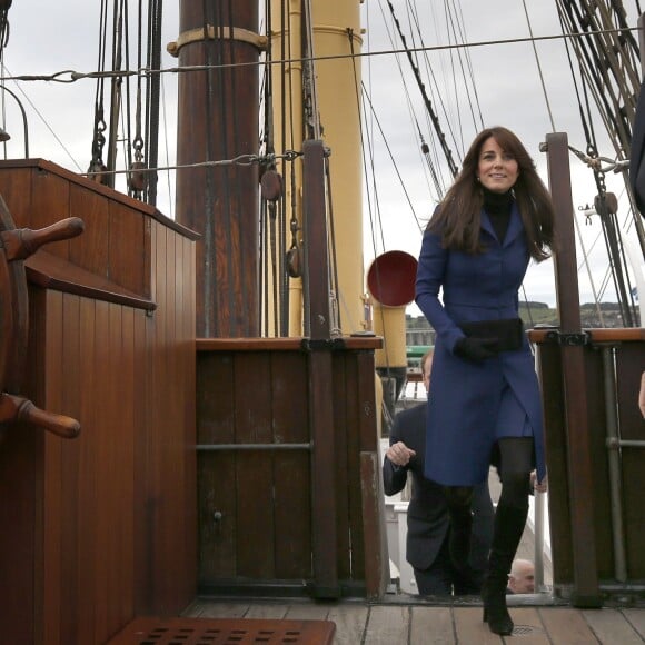 Kate Middleton et le prince William, comtesse et comte de Strathearn en Ecosse, ont pu découvrir le Discovery lors de leur première visite officielle à Dundee le 23 octobre 2015, en lien avec les activités de la duchesse de Cambridge dans le domaine de la santé mentale des enfants.