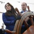 Kate Middleton et le prince William, comtesse et comte de Strathearn en Ecosse, réalisaient leur première visite officielle à Dundee le 23 octobre 2015, en lien avec les activités de la duchesse de Cambridge dans le domaine de la santé mentale des enfants.