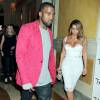 Kim Kardashian fête ses 33 ans avec Kanye West au TAO. Las Vegas, le 25 octobre 2013.