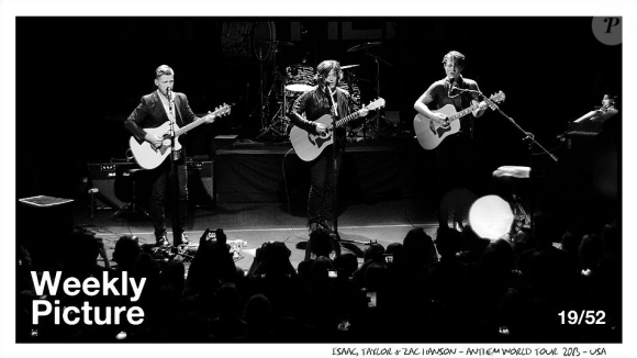 Le groupe Hanson en concert aux Etats-Unis, en octobre 2015.