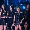 Le groupe Fifth Harmony lors des MTV Europe Music Awards 2015 au Mediolanum Forum. Milan, le 25 octobre 2015.