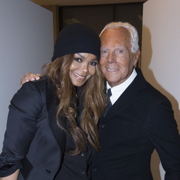 Janet Jackson, Giorgio Armani - People au 40ème anniversaire de la griffe Giorgio Armani à Milan. Le 30 avril 2015