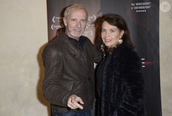 Fanny Bastien et Geoffroy Thiebaut - Avant-Première du film "Night Fare" au cinéma Max Linder à Paris, le 26 octobre 2015.