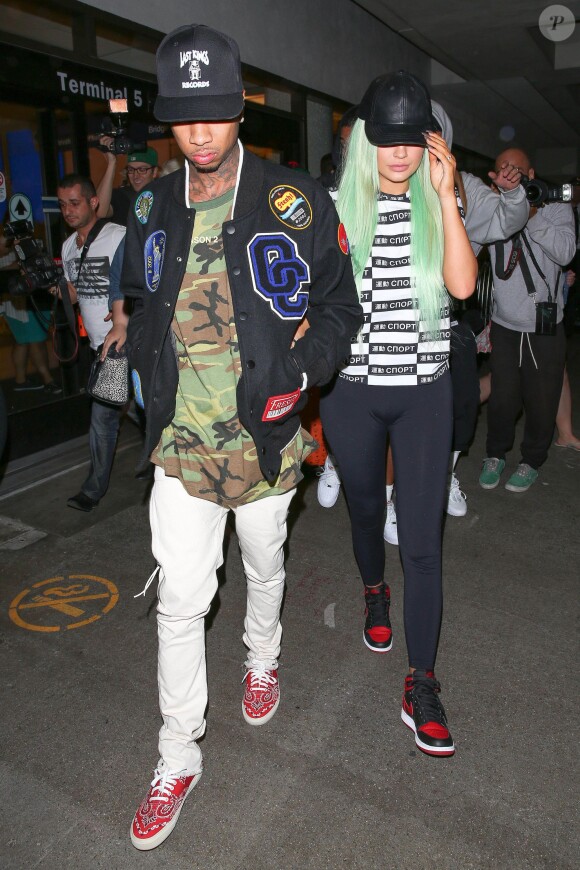 Kylie Jenner et Tyga à Los Angeles, le 16 septembre 2015.