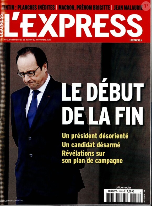 "L'Express", en kiosques le 28 octobre 2015.