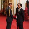 Frank Lampard est fait Officier de l'ordre de l'Empire Britannique par le prince William, à Buckingham Palace à Londres, le 27 octobre 2015