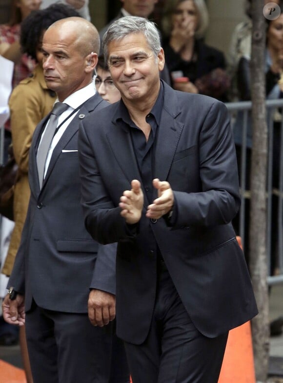 George Clooney - Célébrités au festival international du film de Toronto (TIFF) le 11 septembre 2015