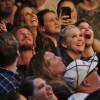 Sean Penn, Amy Schumer et Jeanne Tripplehorn assistent au concert de Madonna à Vancouver au Canada, Rebel Heart Tour, le 14 octobre 2015.