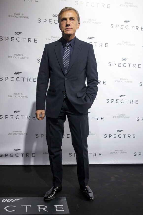 Christoph Waltz - Première du film "007 Spectre" au Grand Rex à Paris, le 29 octobre 2015.