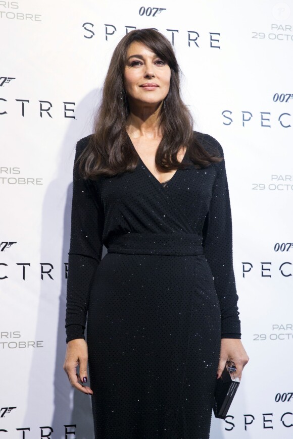 Monica Bellucci - Première du film "007 Spectre" au Grand Rex à Paris, le 29 octobre 2015.