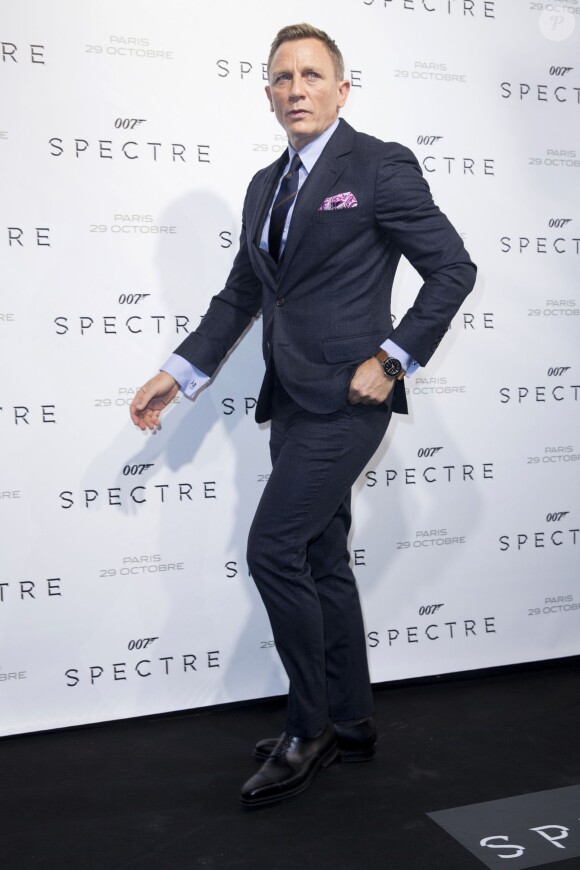 Daniel Craig - Première du film "007 Spectre" au Grand Rex à Paris, le 29 octobre 2015.