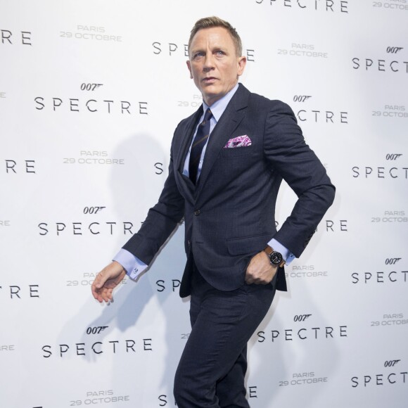 Daniel Craig - Première du film "007 Spectre" au Grand Rex à Paris, le 29 octobre 2015.