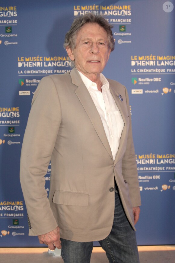 Roman Polanski - Vernissage de l'exposition "Le musée imaginaire d'Henri Langlois" à la Cinémathèque de Paris le 7 avril 2014.